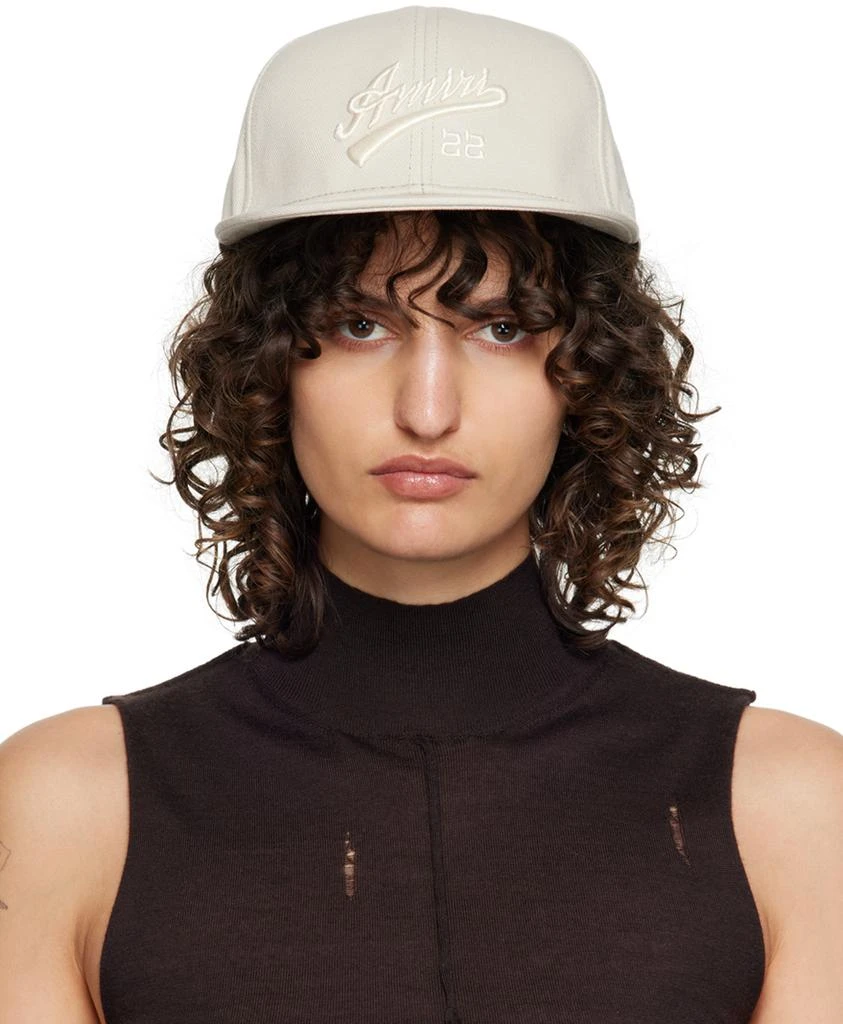 AMIRI Taupe '22' Fitted Cap 1