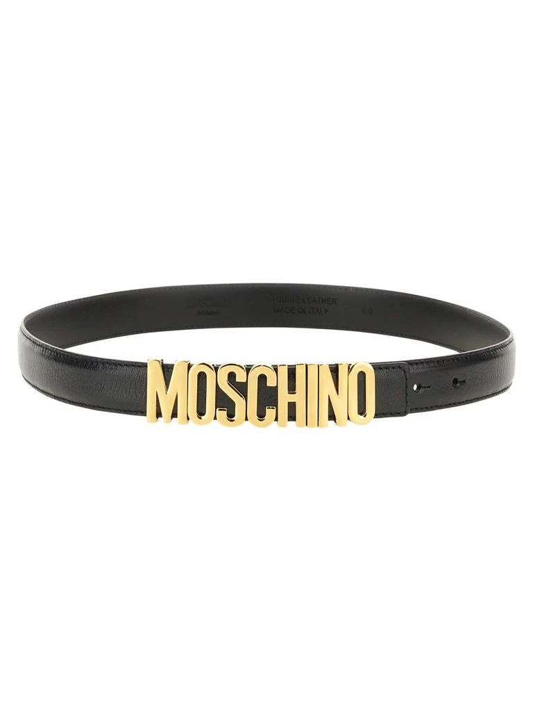 Moschino Moschino Logo Lettering Buckle Belt 1