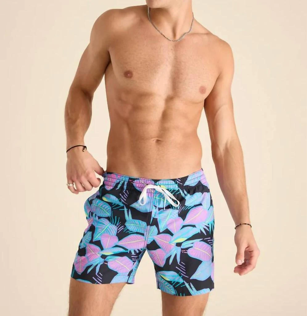 Chubbies Chubbies - Fluorescent Funk 5.5" Classic Swim Trunks