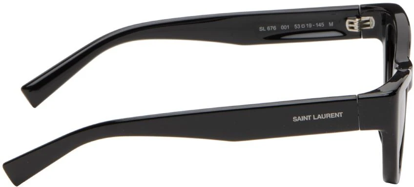 Yves Saint Laurent Black SL 676 New Wave Sunglasses 2