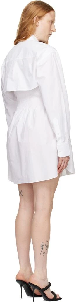 Alexander Wang White Smocked Minidress 3