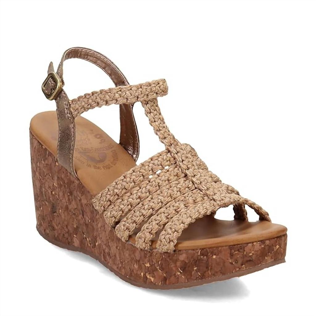 Blowfish Women's Palermo Wedge In Tan
