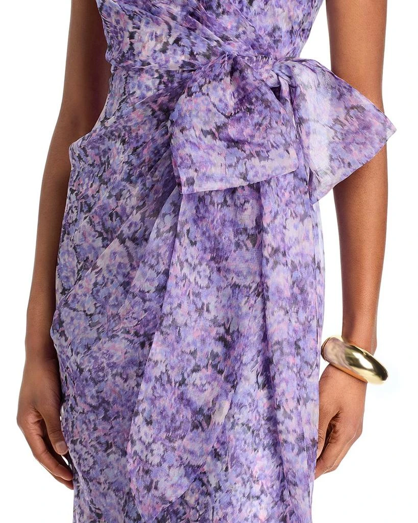 Cinq à Sept Silk Painted Hydrangea Miley Dress 3