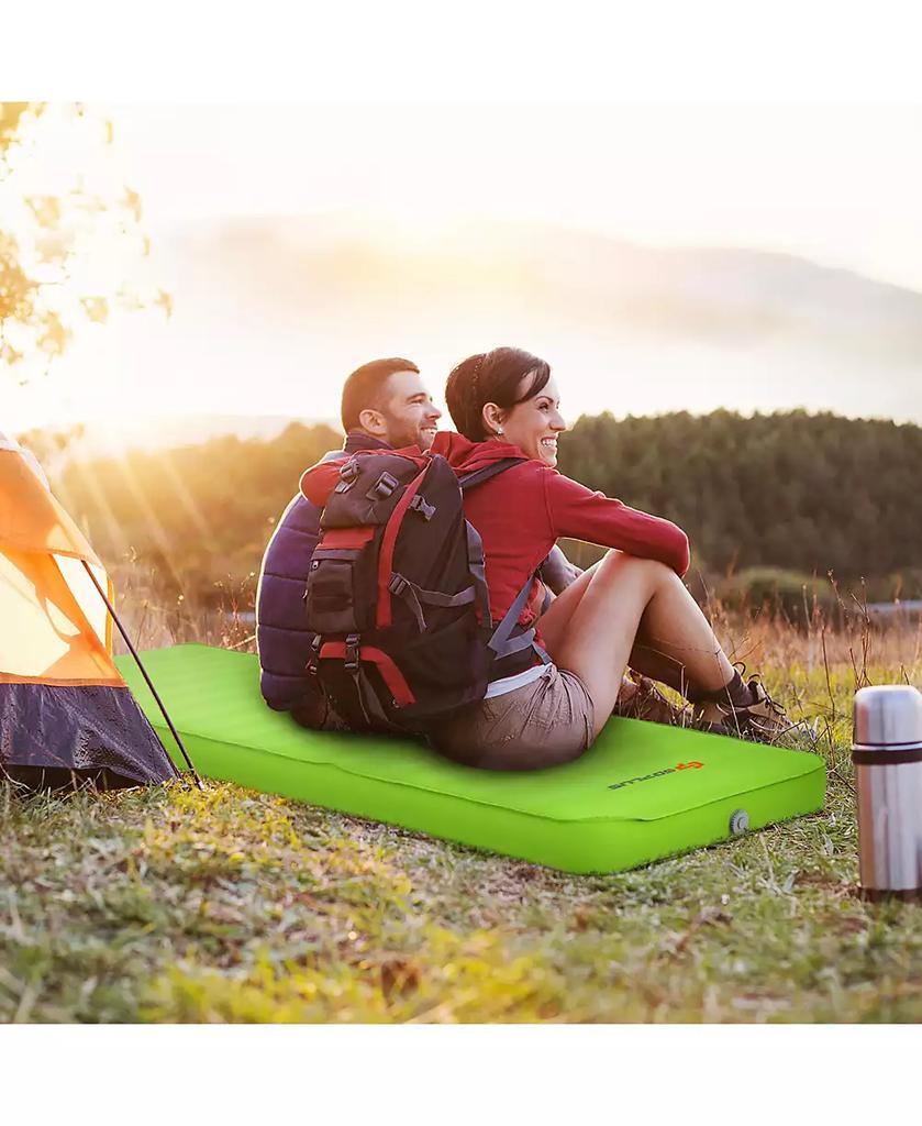 Costway Folding Sleeping Pad, Self Inflating Camping Mattress