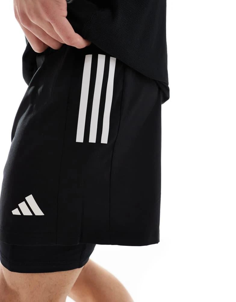 Adidas adidas Running Own the Run climacool 2-in-1 shorts in black 2
