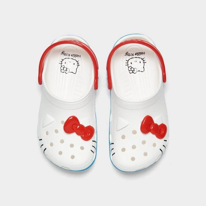 CROCS Girls' Big Kids' Crocs x Hello Kitty Classic Clog Shoes 9