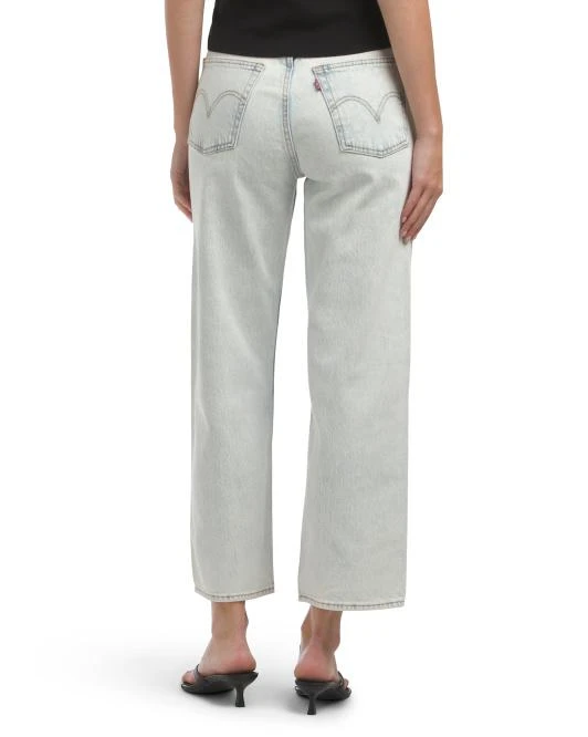 Levi
s Ribcage Straight Ankle Be Frayed Jeans 2