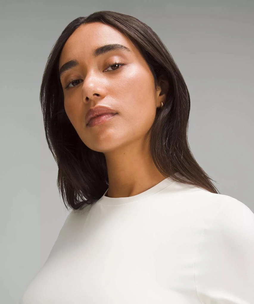 Lululemon Wundermost Ultra-Soft Nulu Crewneck Cropped T-Shirt 4