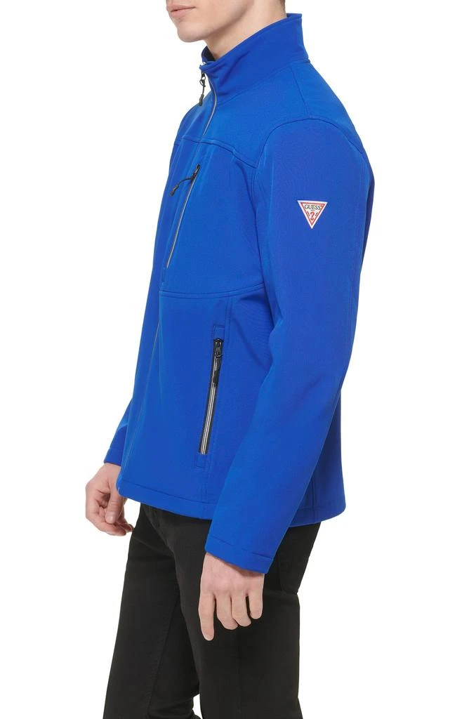 GUESS Stand Collar Softshell Rain Jacket 5