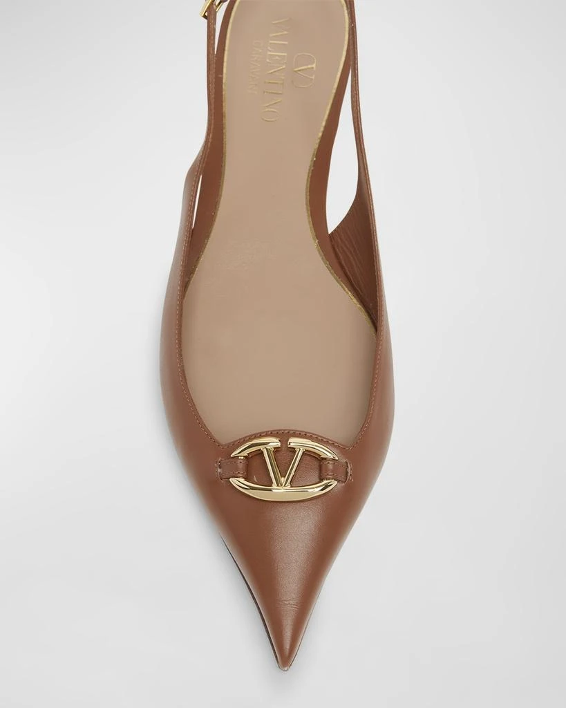 Valentino Moon VLogo Slingback Ballerina Flats 6