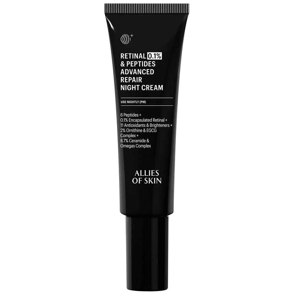 Allies of Skin Allies of Skin Retinal 0.1% & Peptides Advanced Repair Night Cream 48ml 1