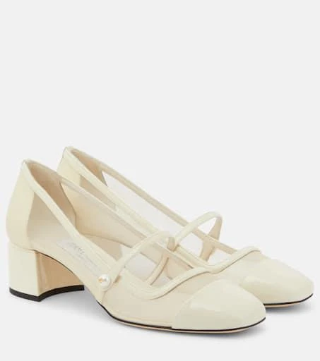 Jimmy Choo Bridal Elisa 45 mesh Mary Jane pumps 1