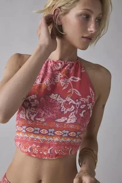 BDG BDG Marcy Halter Tie-Back Crop Top & Mini Skirt Set 4