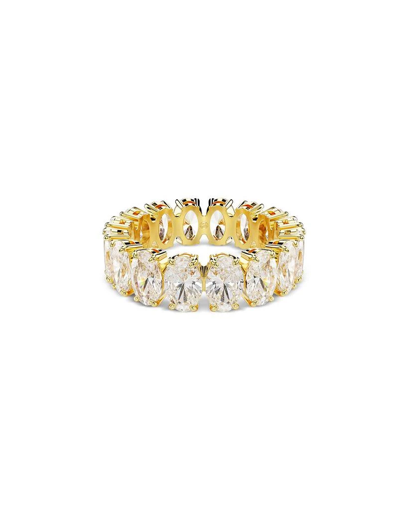 Swarovski Matrix Oval Crystal Eternity Ring 1