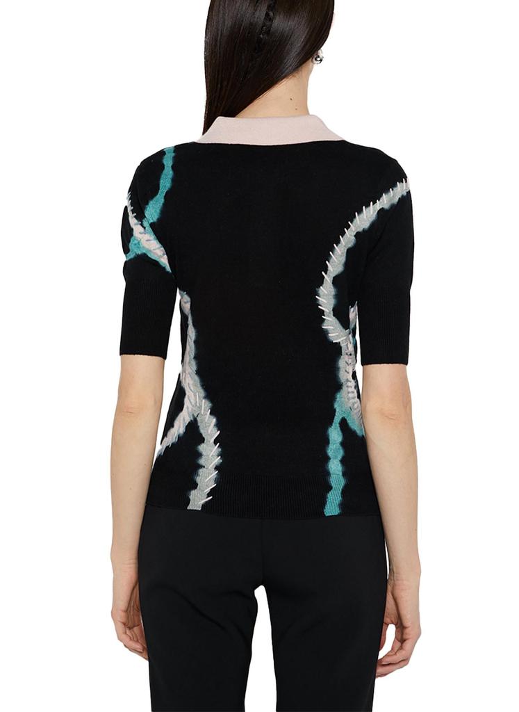 PRABAL GURUNG Prabal Gurung - Tie Dye Thread Embroidered Polo