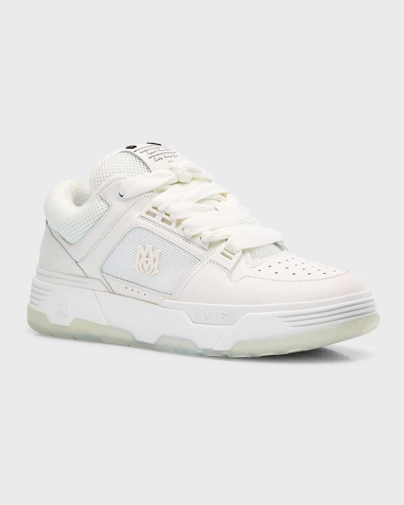 AMIRI Men's MA-1 Tonal Mesh and Leather Low-Top Sneakers 3