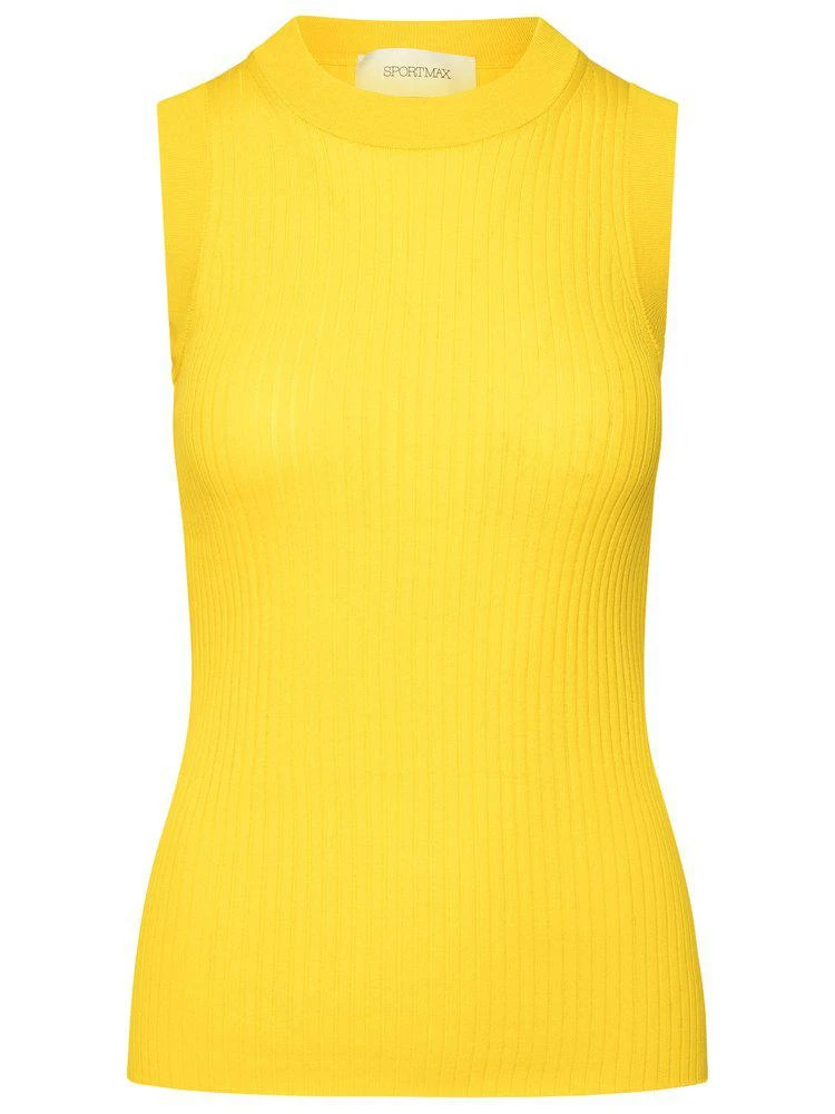 Sportmax Sportmax Toledo Crewneck Sleeveless Knitted Top 1