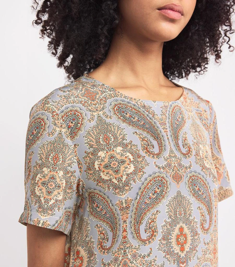 Weekend Max Mara Silk Paisley Midi Dress 4