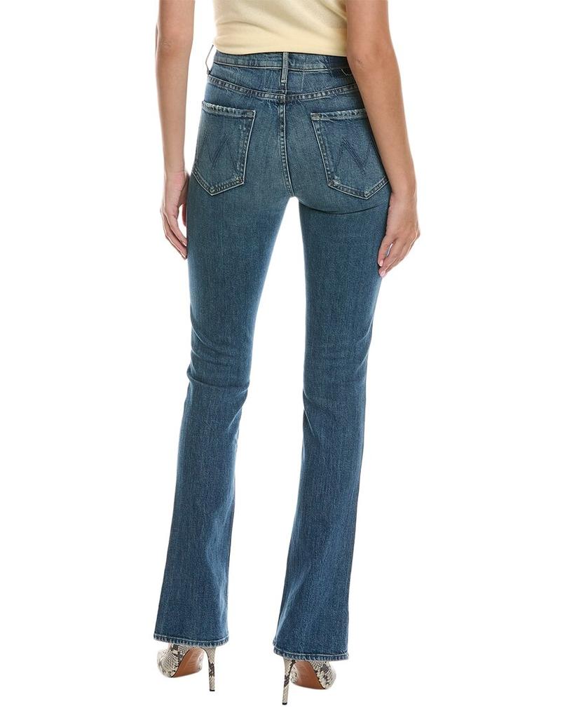 Mother MOTHER Denim The High-Waist Runaway Slice Heel Morning Chores Skinny Flare  Jean