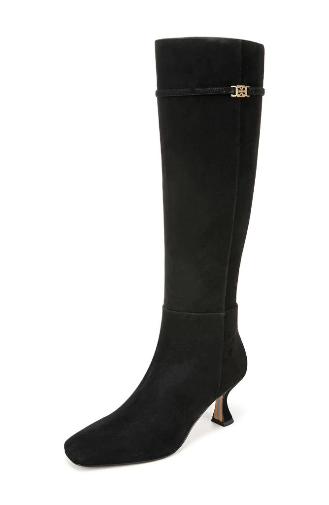 Sam Edelman Black Suede Tall Boots Over the Knee Size 10 SUEDE Knee Boots SAM EDELMAN Black Suede Boots Suede High  main image 4