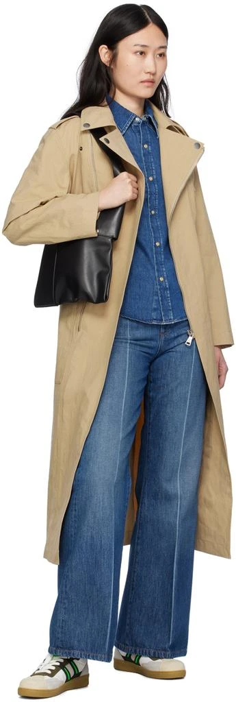 A.P.C. Beige Natacha Ramsay-Levi Edition Madame Recamier Trench Coat 4