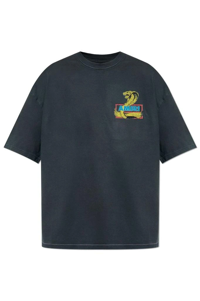 AMIRI Amiri Crystal Cobra Oversized T-Shirt 1