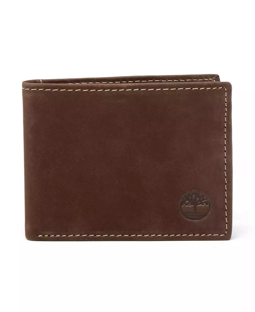 Timberland Men's Nubuck Slimfold Wallet 1