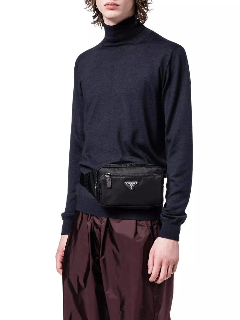 Prada Re-Nylon and Saffiano Leather Belt Bag 2