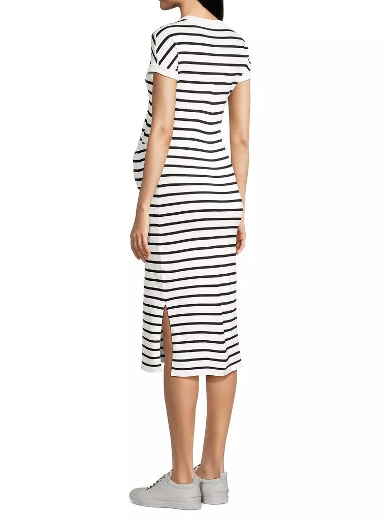 Nom Maternity Lydia Striped Maternity Dress 6