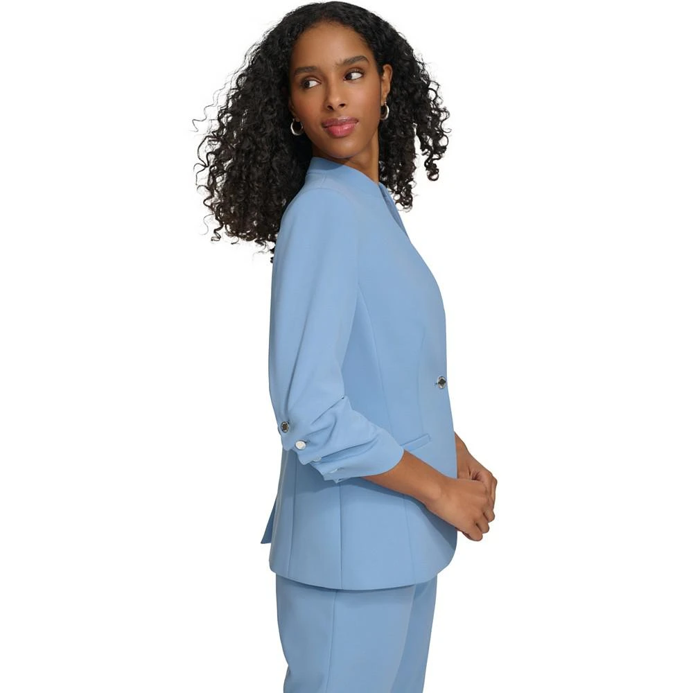 Calvin Klein Women's Stand-Collar Single-Button Blazer 3