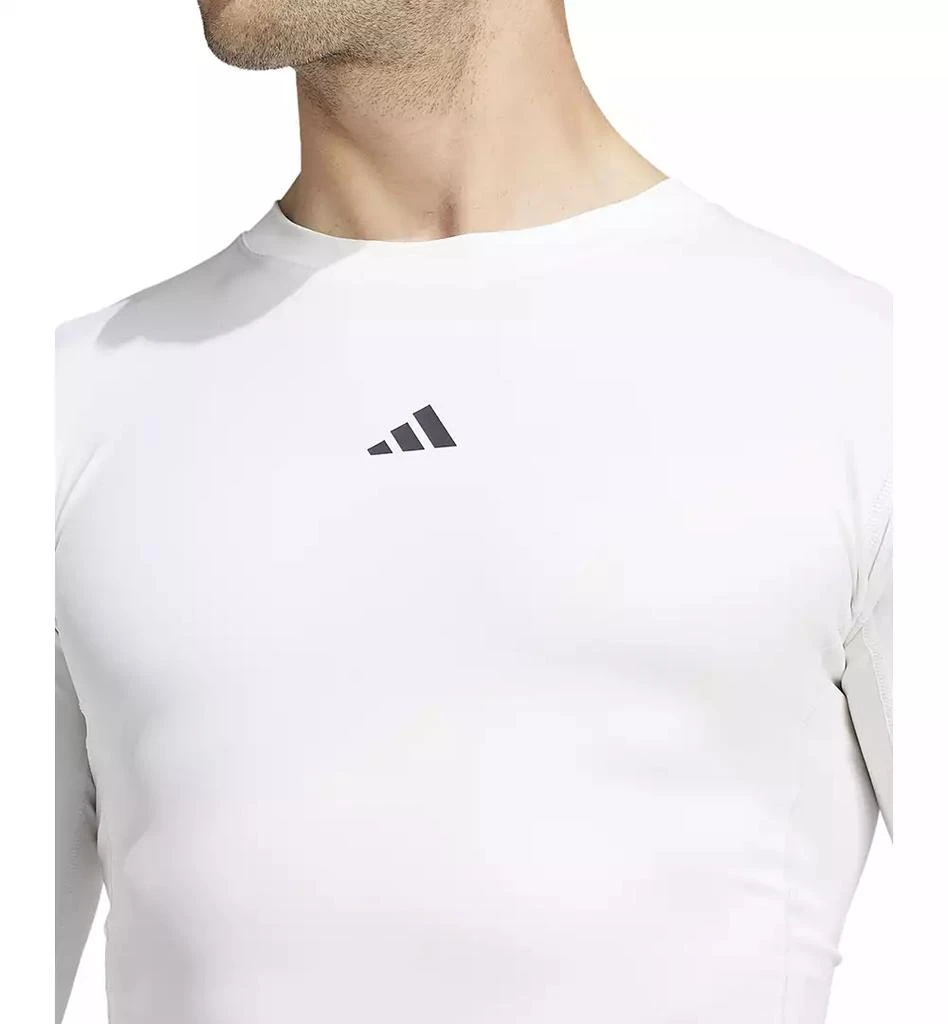 Adidas Men's Fitted Crewneck Tech-Fit Compression Shirt 3