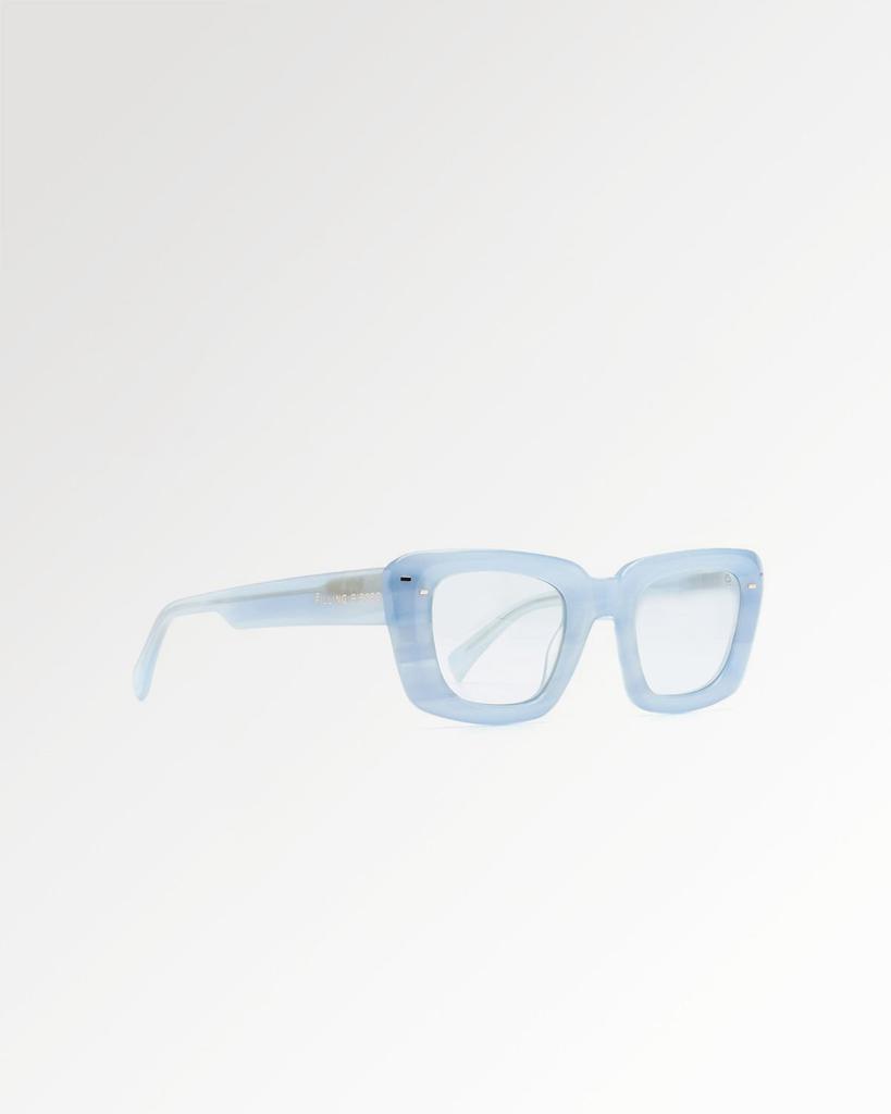 Filling Spaces Squarro Sunglasses Classic Blue Marble