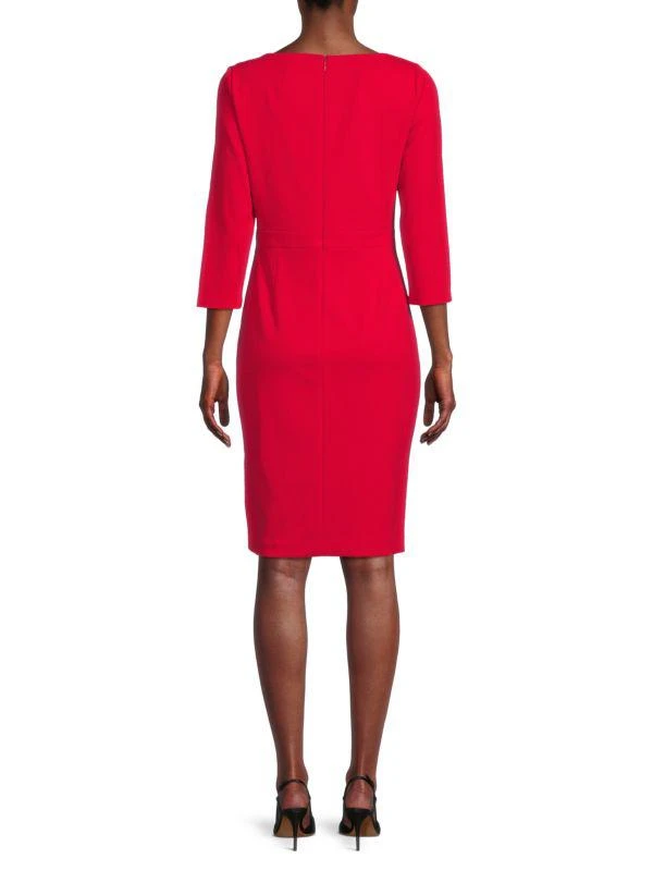 knee length dresses for ladies Women's Blazer Dress A Line Dress Knee Length Ruched Print Dress