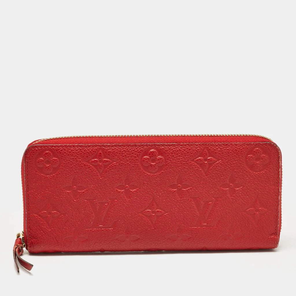 Louis Vuitton Louis Vuitton Cherry Monogram Empreinte Leather Clemence Wallet 1