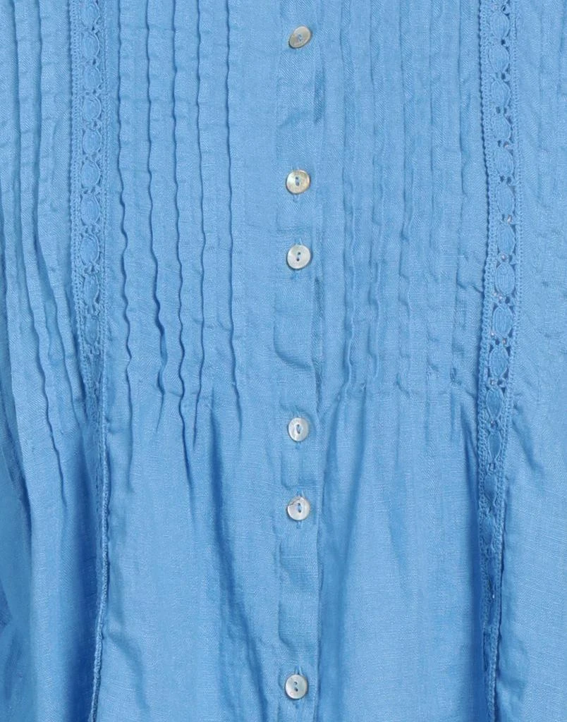 120% Lino Solid color shirts 
blouses 4