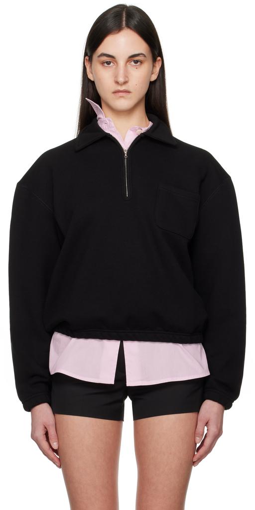 Nothing Written Black Pond Quarter Zip Sweatshirt
