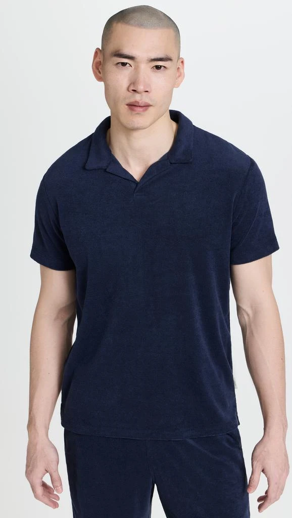 Onia Towel Terry Johnny Collar Polo 6