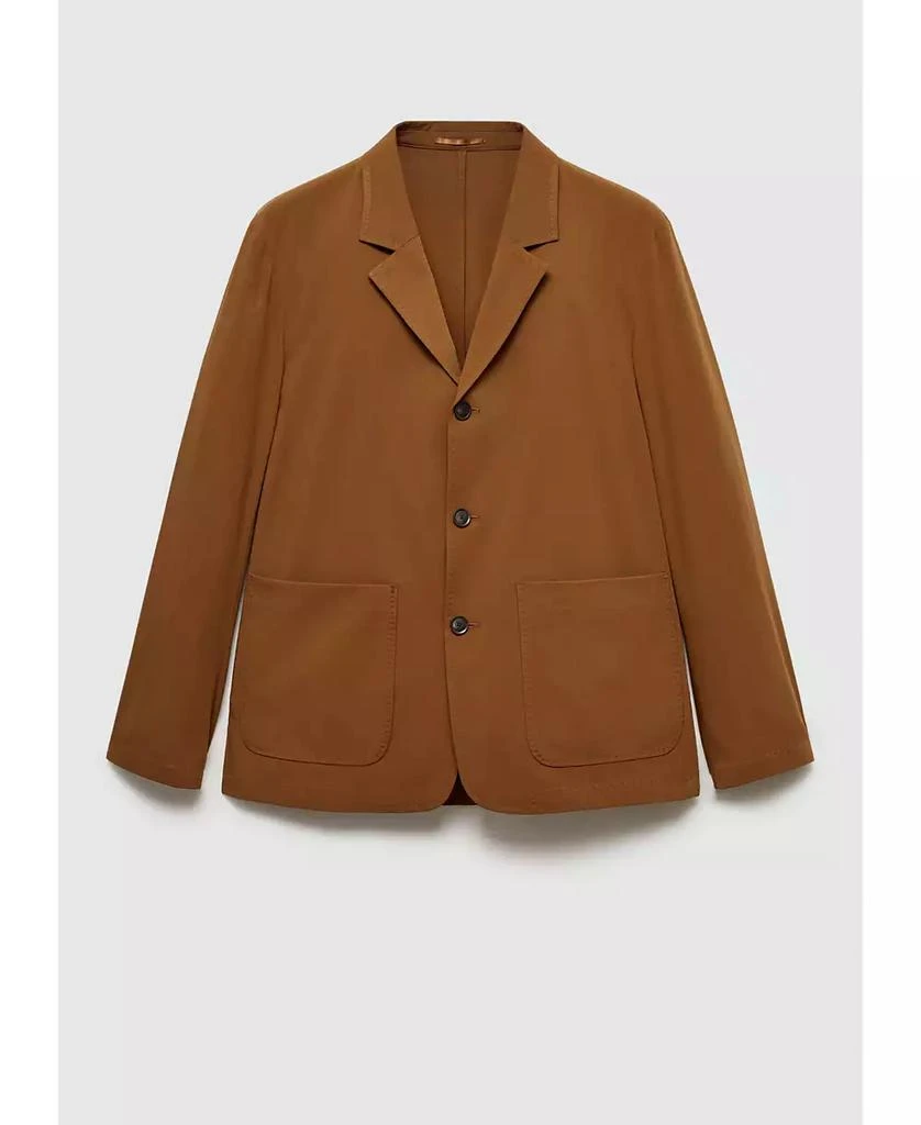 Mango Men's Pockets Detail Suit Blazer 1