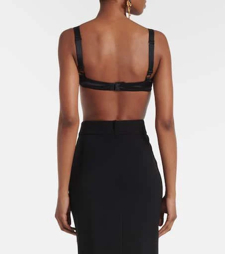 Dolce 
Gabbana Silk-blend satin bra top 3