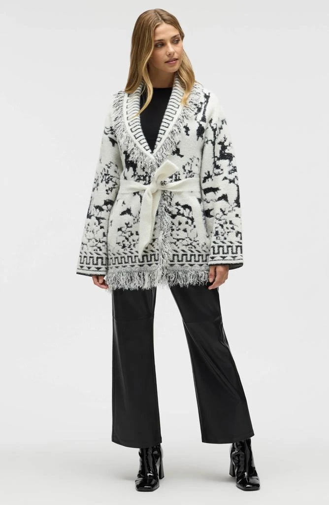 NVLT Fringed Eyelash Sweater Coat 5