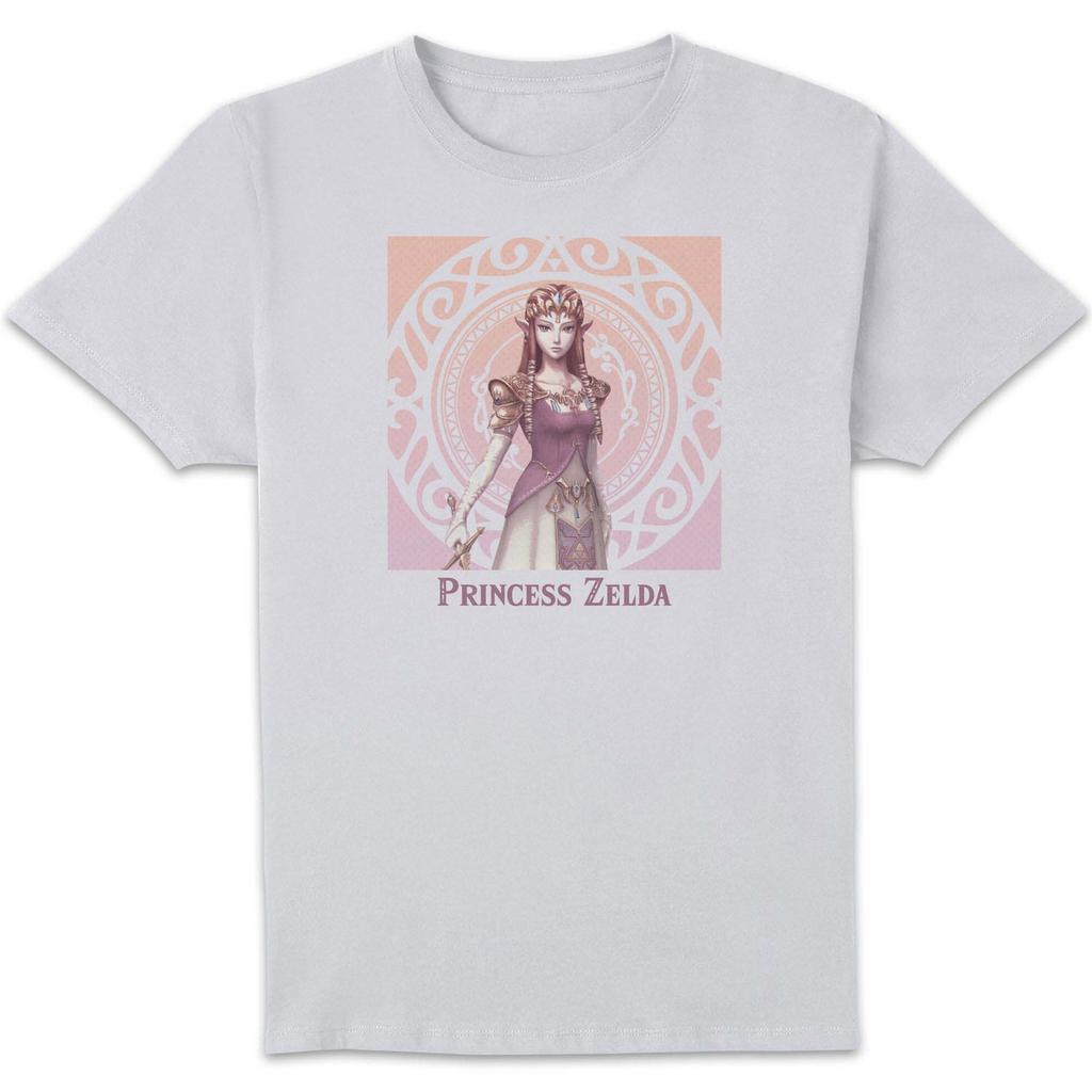 Nintendo The Legend of Zelda Zelda Square Art Unisex T-Shirt - White