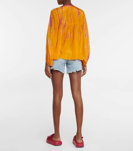 ANNA KOSTUROVA Tie-dyed silk blouse 3