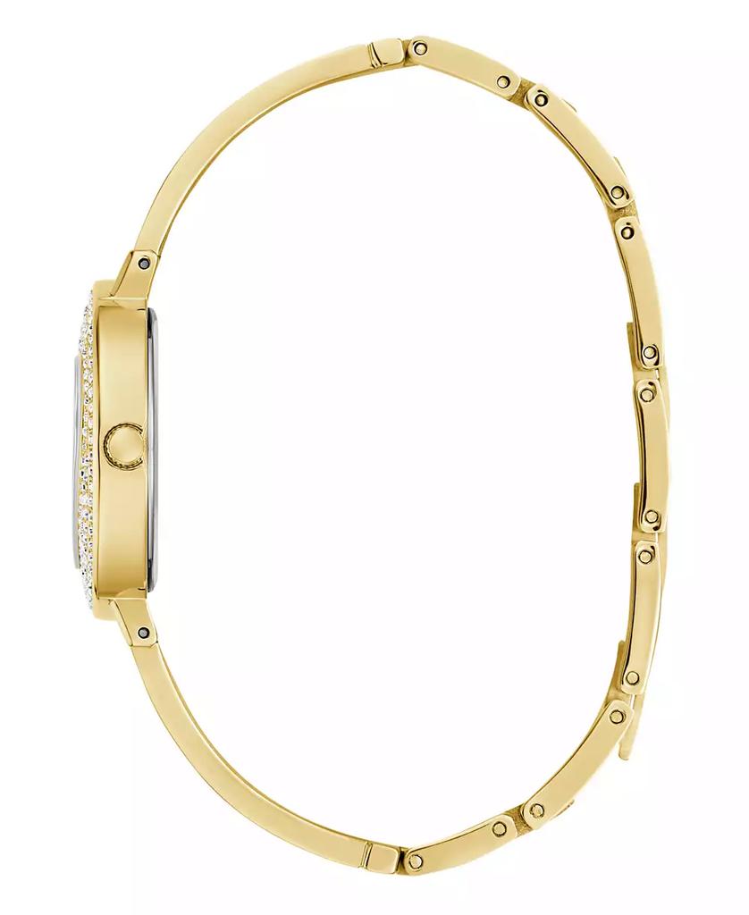 GUESS Women's Gold-Tone Glitz Analog Watch, 30mm