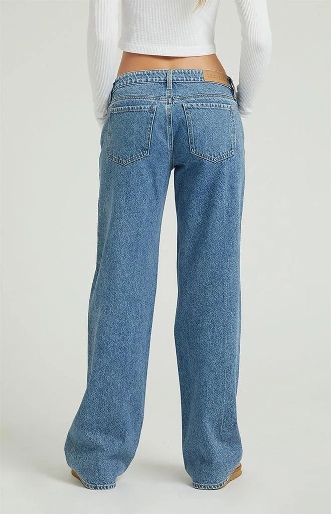 PacSun Zoe Low Rise Girlfriend Jeans Medium Wash 4