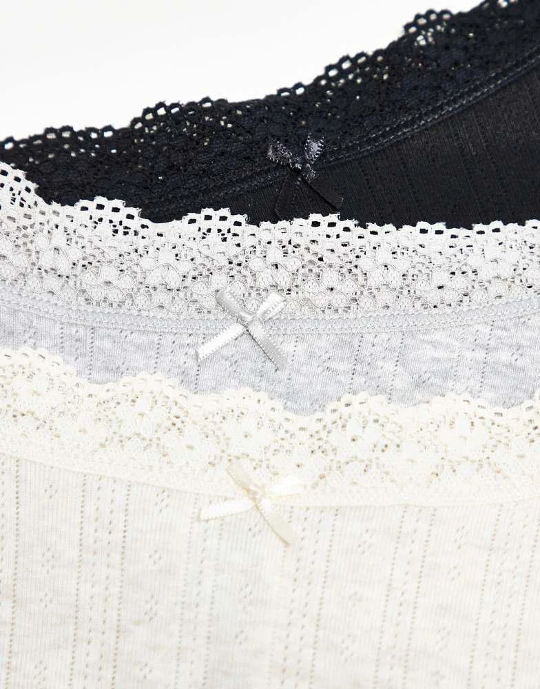 Cotton:On Cotton On briefs multipack in black grey butterscotch 2