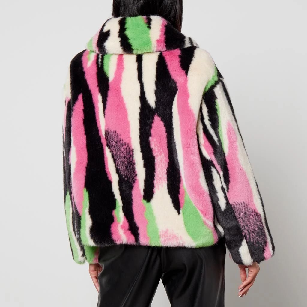 Jakke Jakke Traci Printed Faux Fur Coat 2