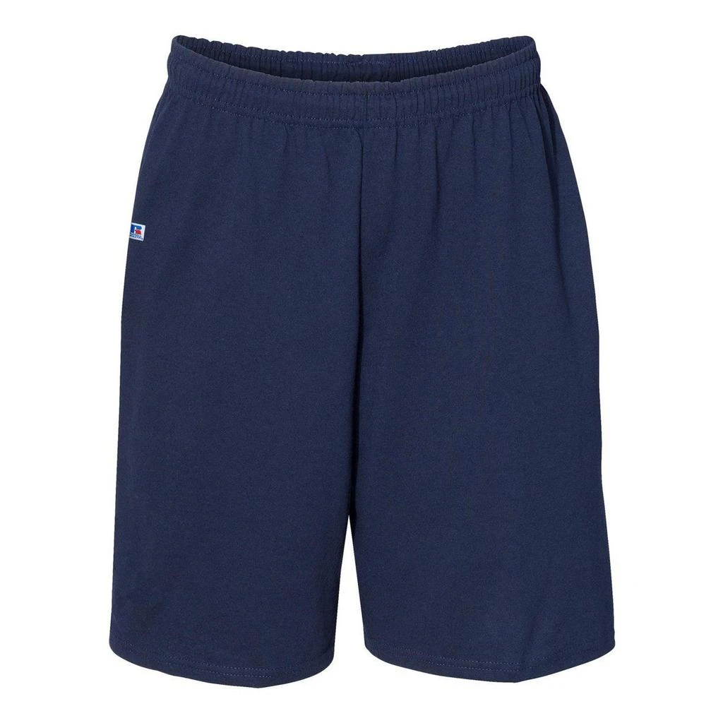 Russell Athletic Essential Jersey Cotton Shorts with Pockets 1
