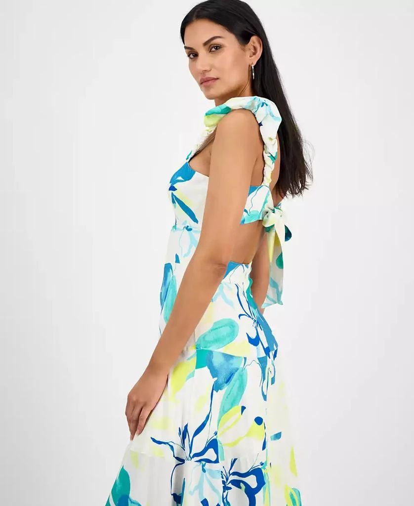 RACHEL Rachel Roy Women's Printed Ruffle-Sleeve Dress 4