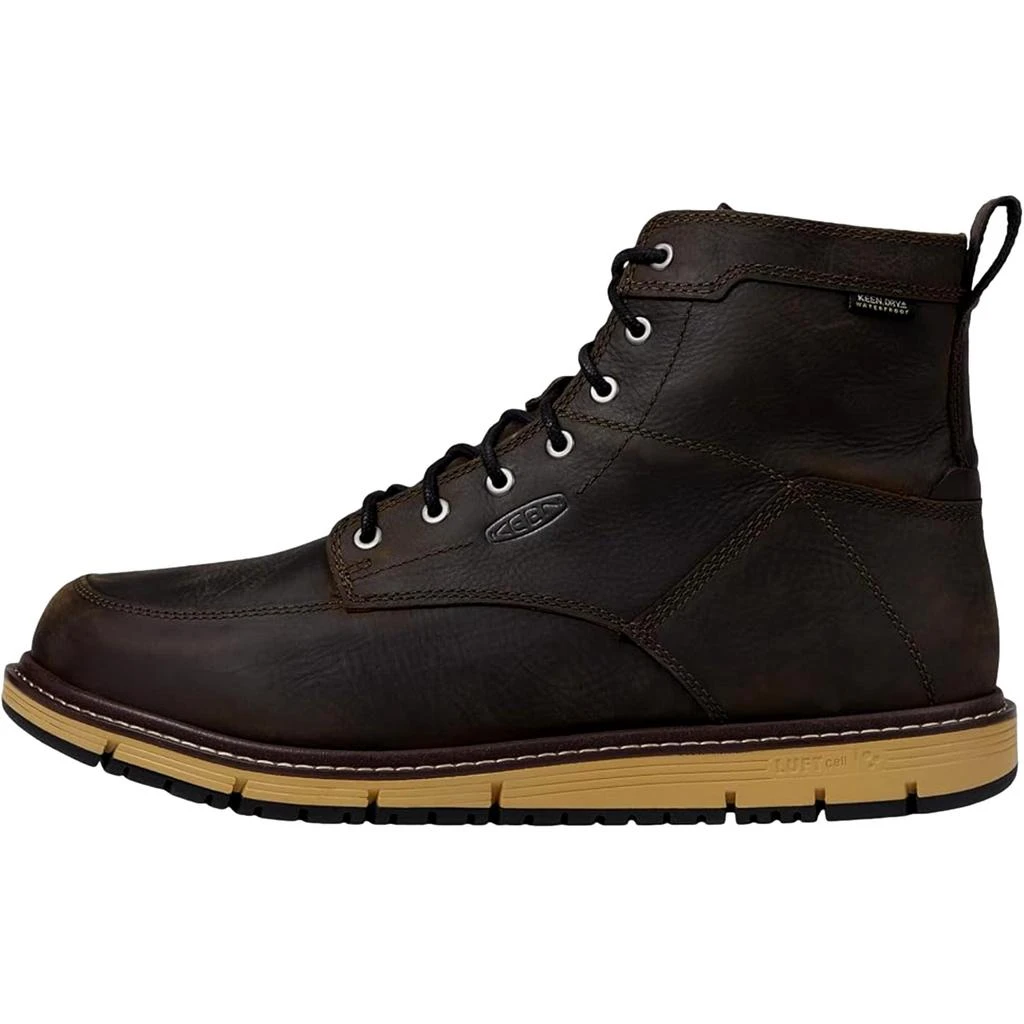 Keen 6" San Jose Waterproof Soft Toe Cascade Brown / Black  1023203D Men's 1