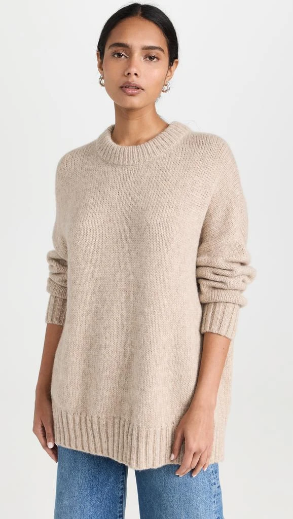Jenni Kayne Alpaca Cocoon Crewneck Sweater 1